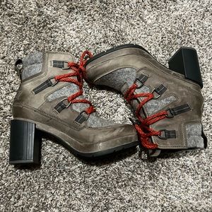 Sorel Blake Lace Block Heel Boots